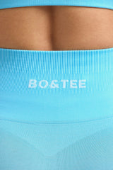 Define Luxe Mini Shorts in Sky Blue