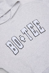 Soft Cotton Jersey Oversized Hoodie in Heather Grey