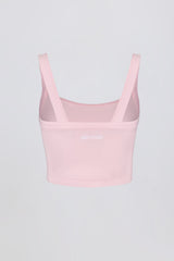 Super Sculpt Seamless Longline Camisole Top in Powder Pink
