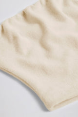 Brushed Jersey Bandeau Top in Ecru