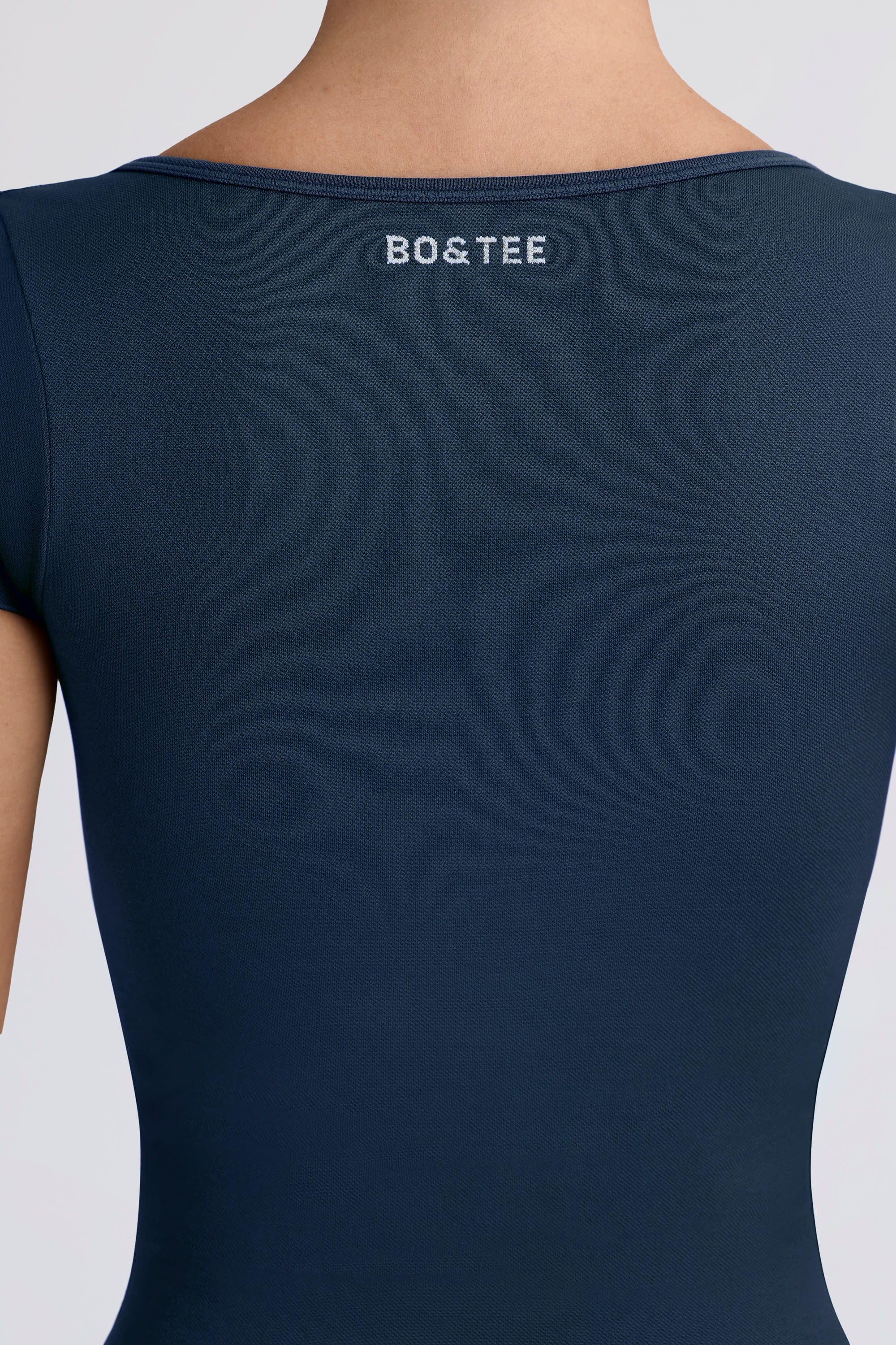 Super Sculpt Seamless T-Shirt in Blue